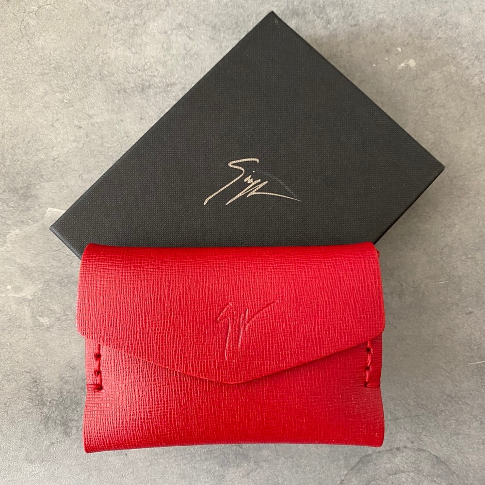 Giuseppe Zanotti 🔥 Red Cardholder, New with Box!